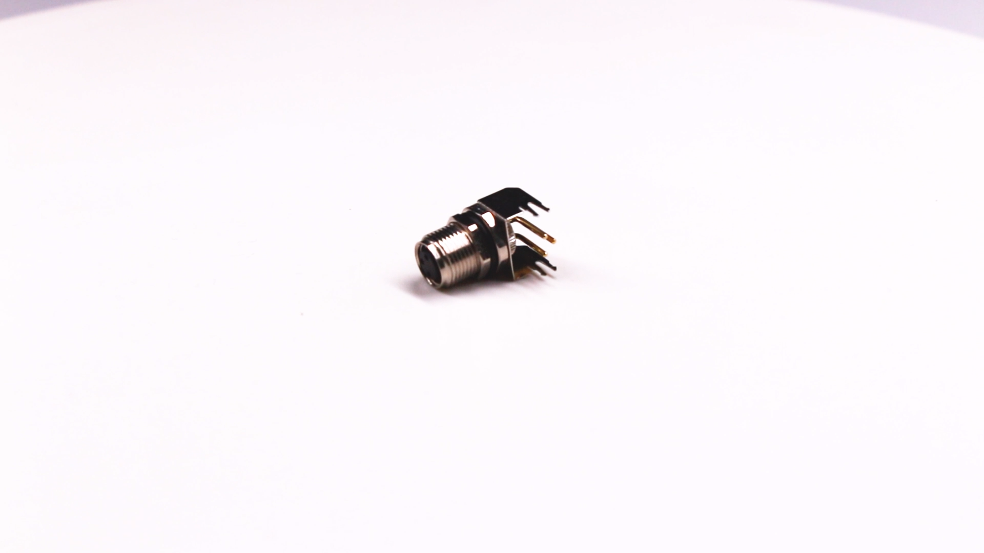 M8 Connector Video: M8 3Pin PCB Right Angle Connector Circular Female