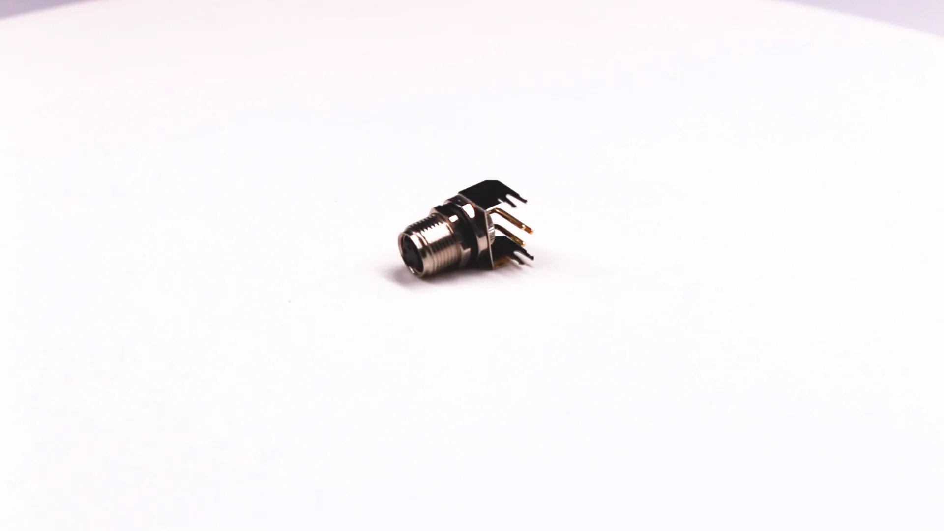 M8 Connector Video: M8 3Pin PCB Right Angle Connector Circular Female