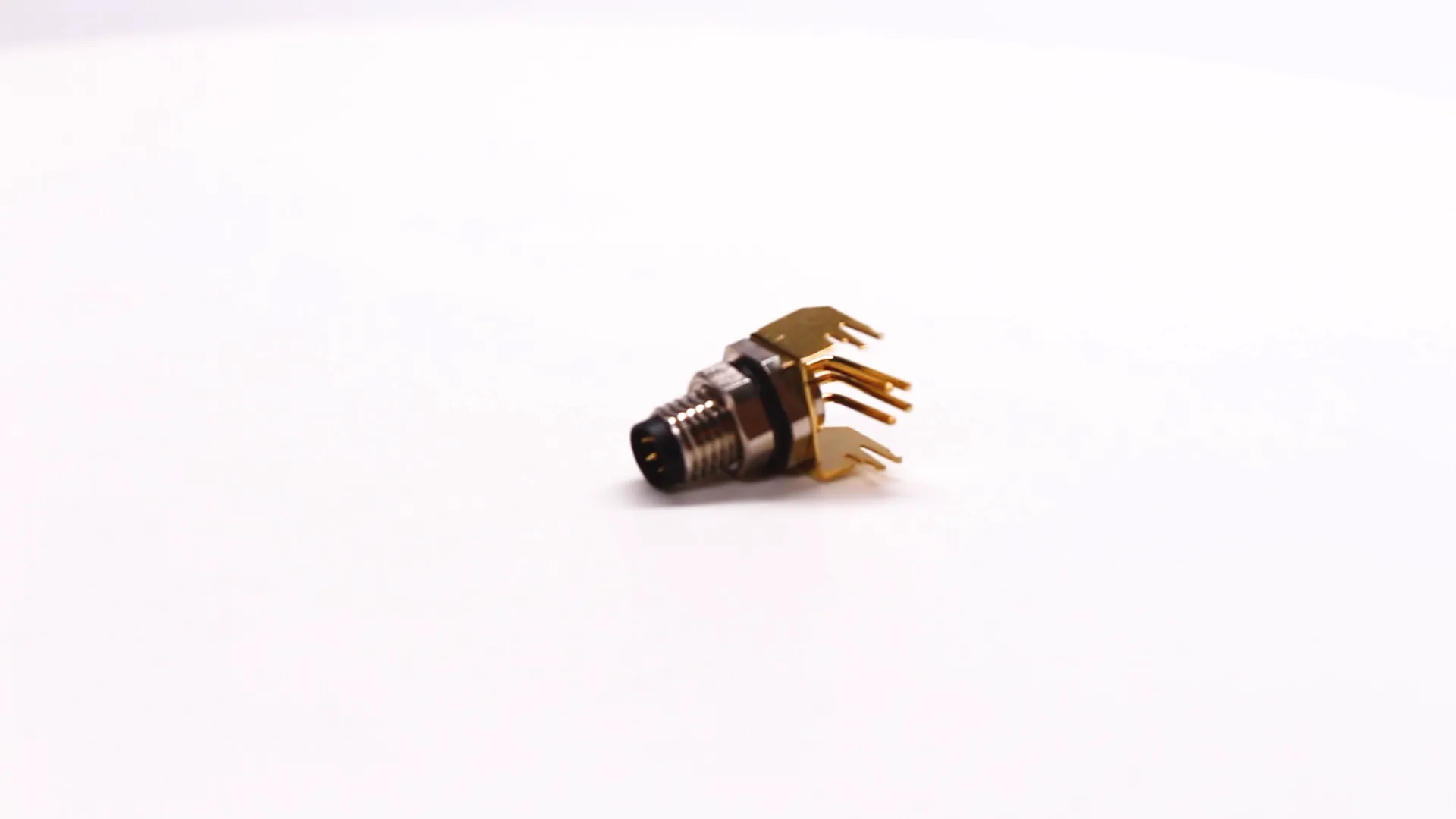 M8 Connector Video: M8 4 Pin Connector Right Angle Aviation Socket