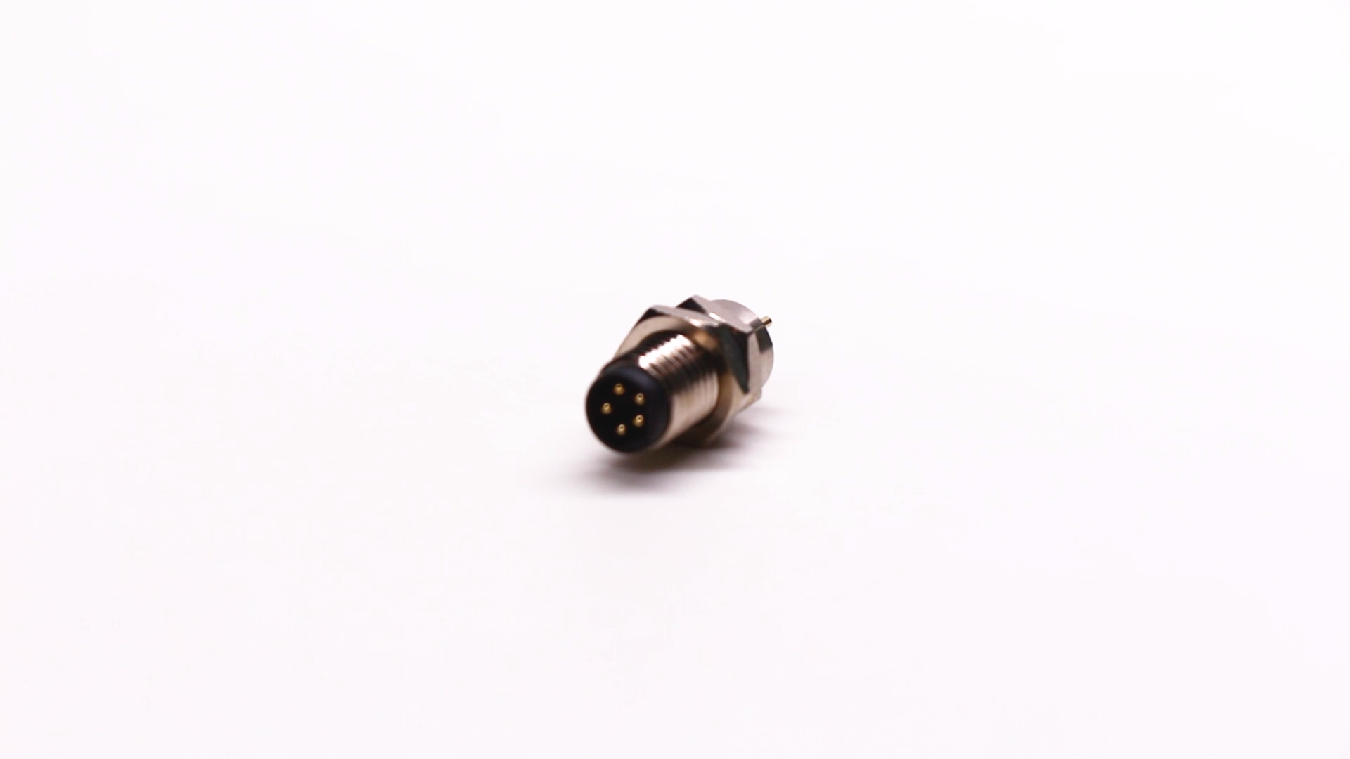 M8 Connector Video: M8 6-Pin Panel Mount Connector: A-Coded, Front-Mount, PCB-Compatible & IP67 Waterproof
