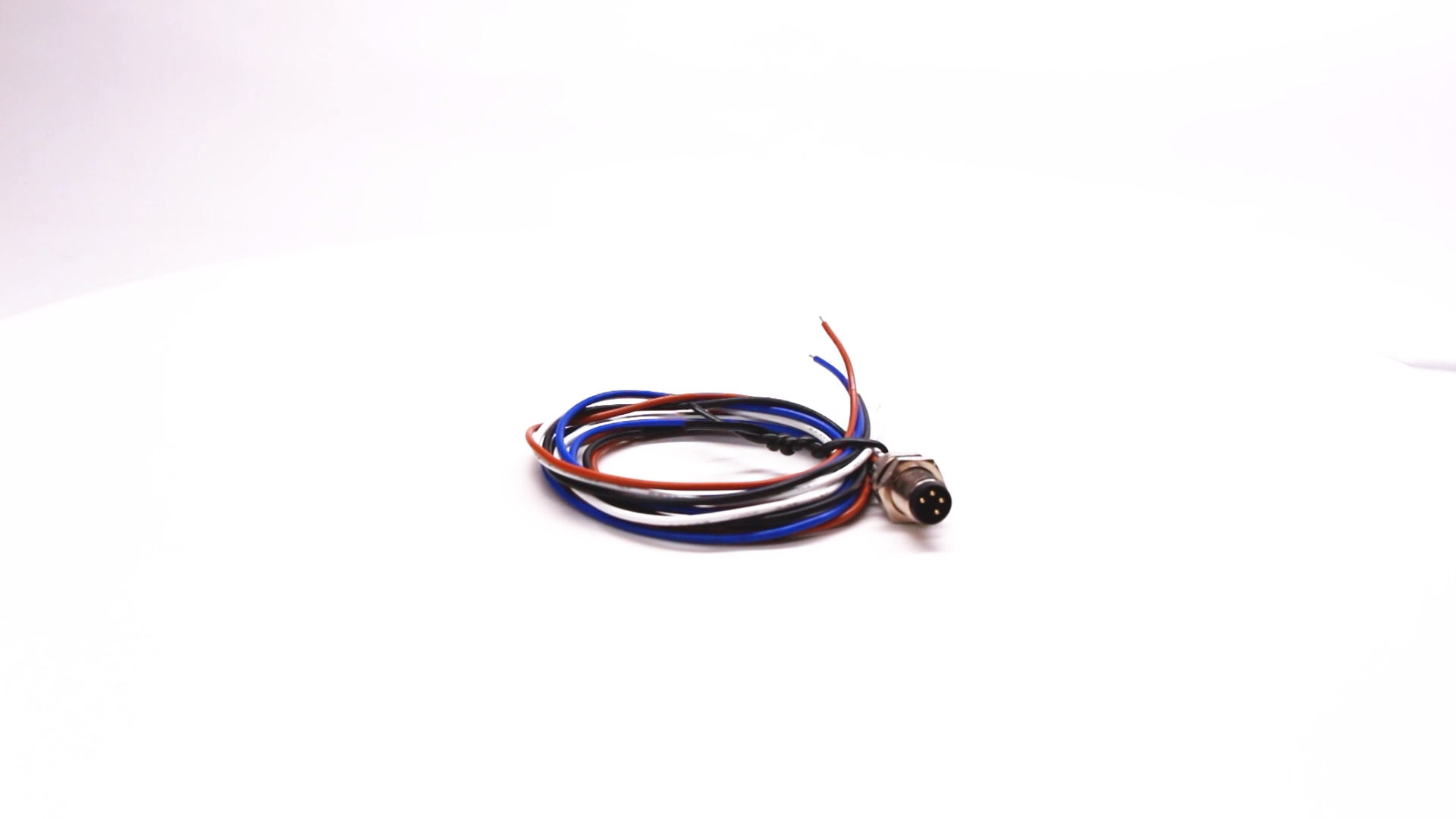 M8 Cable Video: M8 4Pin Male Panel Receptacles Waterproof Straight Back Mount Solder Type Wiring 0.2M