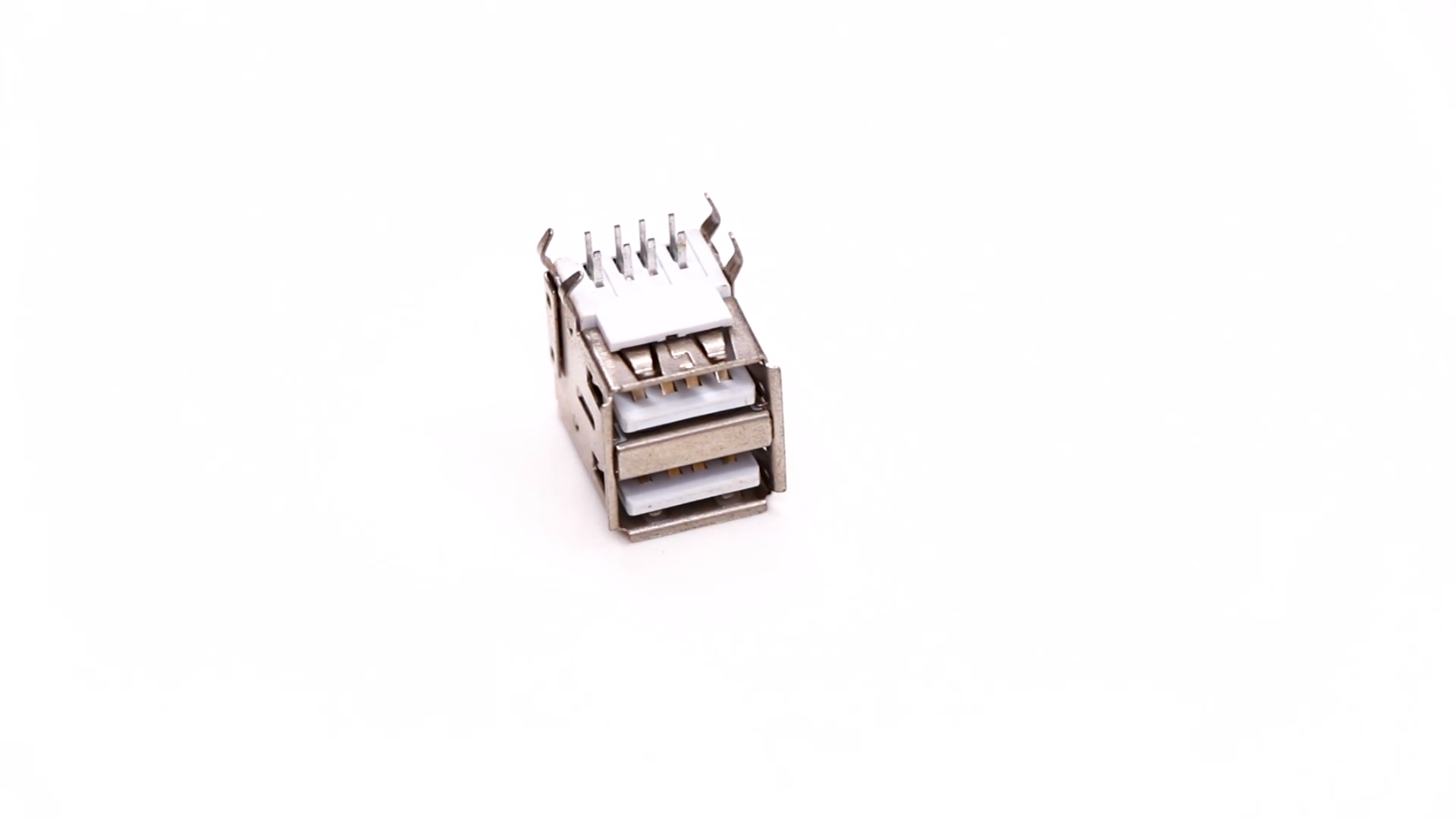 USB Connector Video: USB 2.0 High Speed Type A Right Angled Female two Port USB Connector