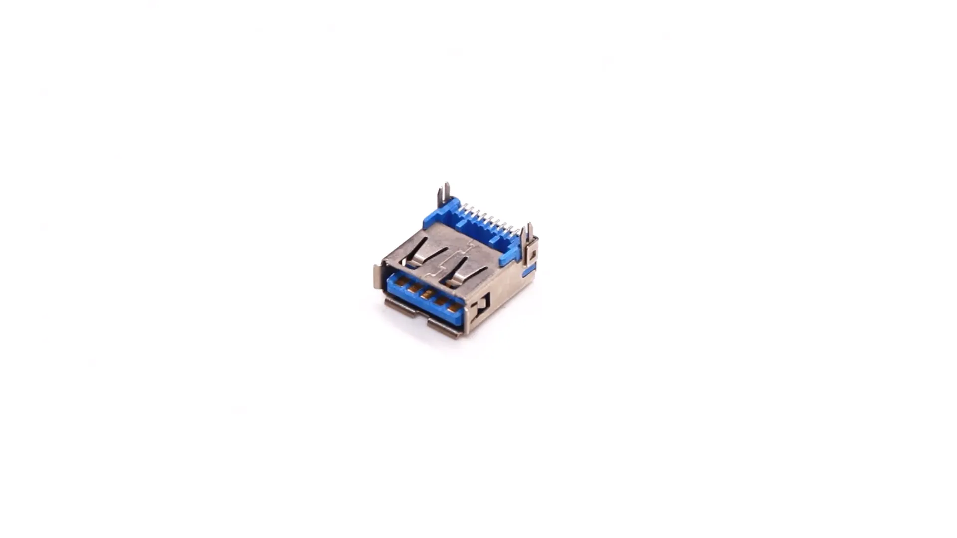 USB 3.0 Connector Video: 90degree USB 3.0 Type A Female Connector Right Angle SMT PCB Mount