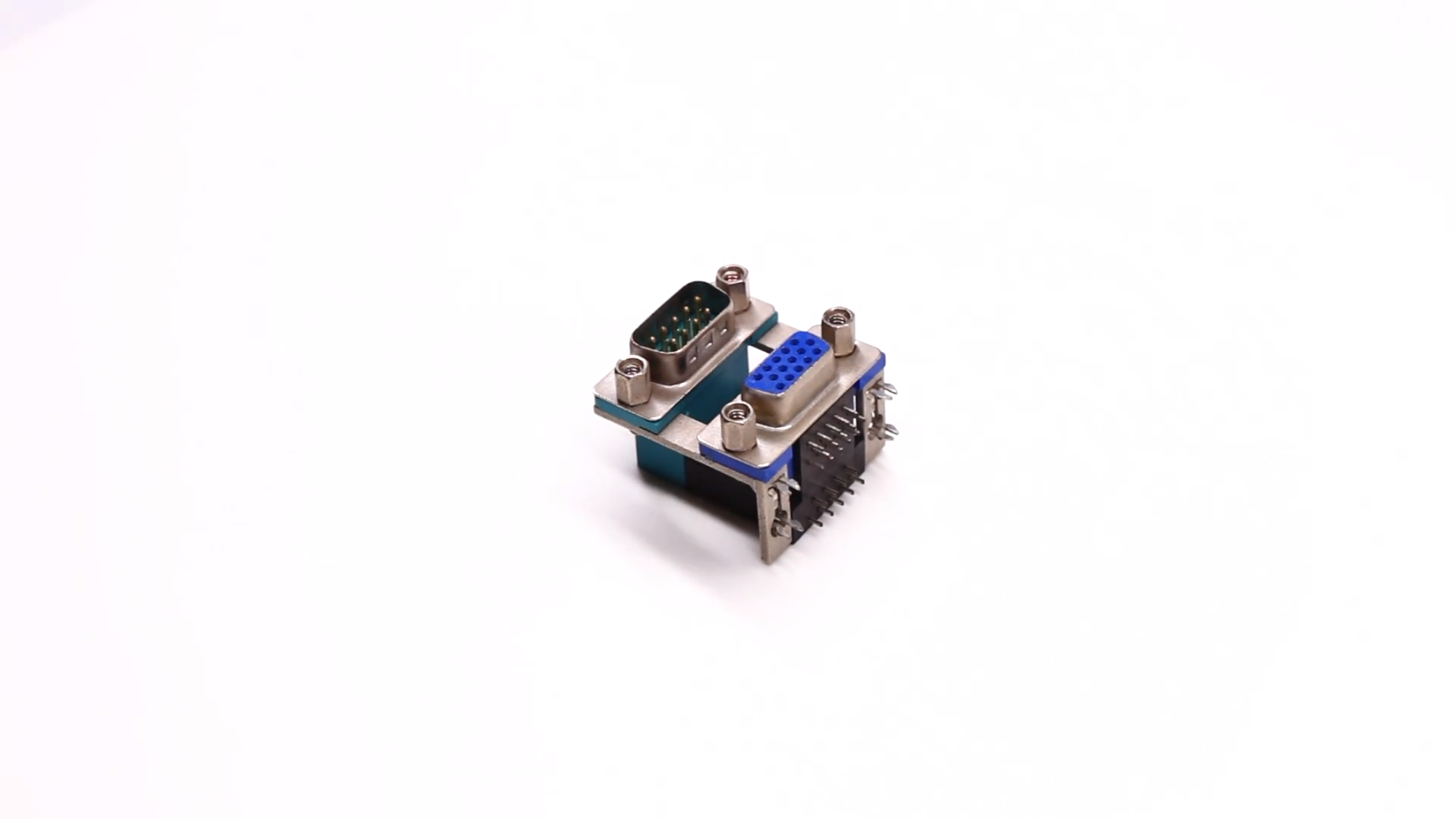 D-Sub Connector Video: D-sub Stacked Connector for PCB Mounting