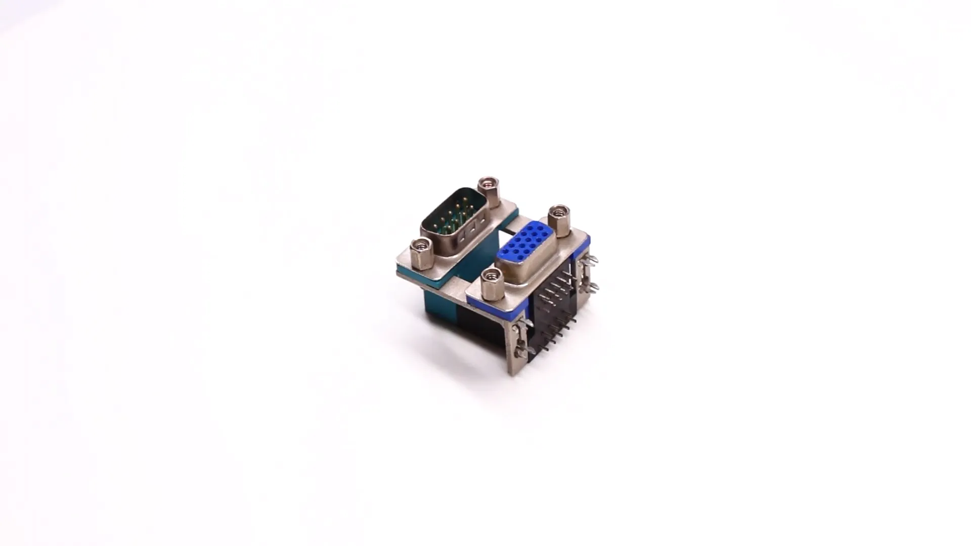 D-Sub Connector Video: D-sub Stacked Connector for PCB Mounting