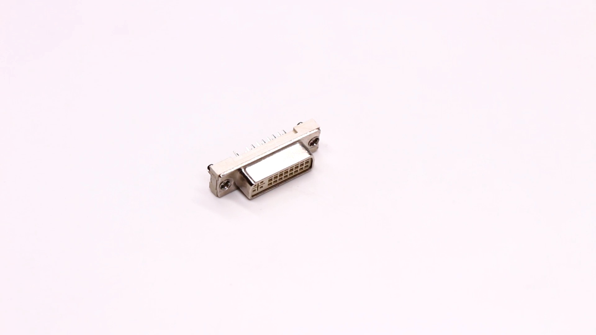 DVI Connector Video: DVI Connector Female Straight 24+5 Though Hole for PCB Mount