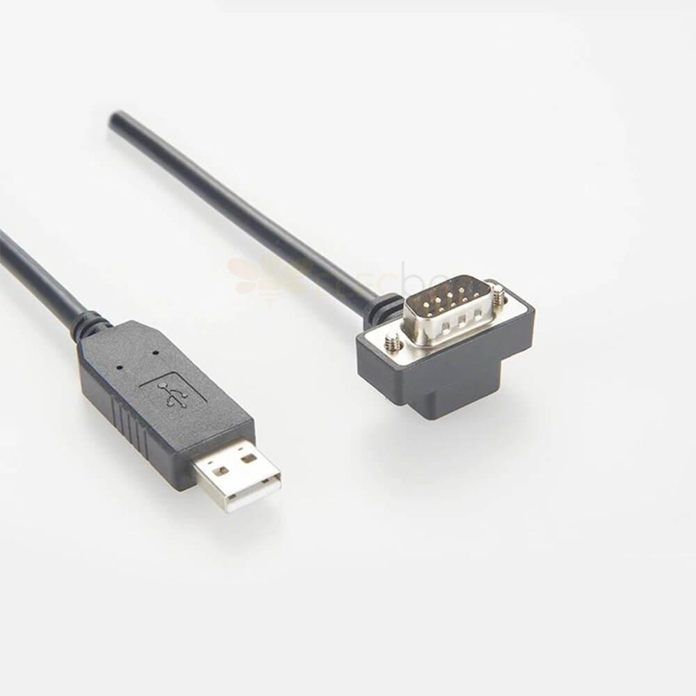 Upgrade Your Connectivity with the 9 Pin Male DB9 to USB 2.0 A Right Angle Connector