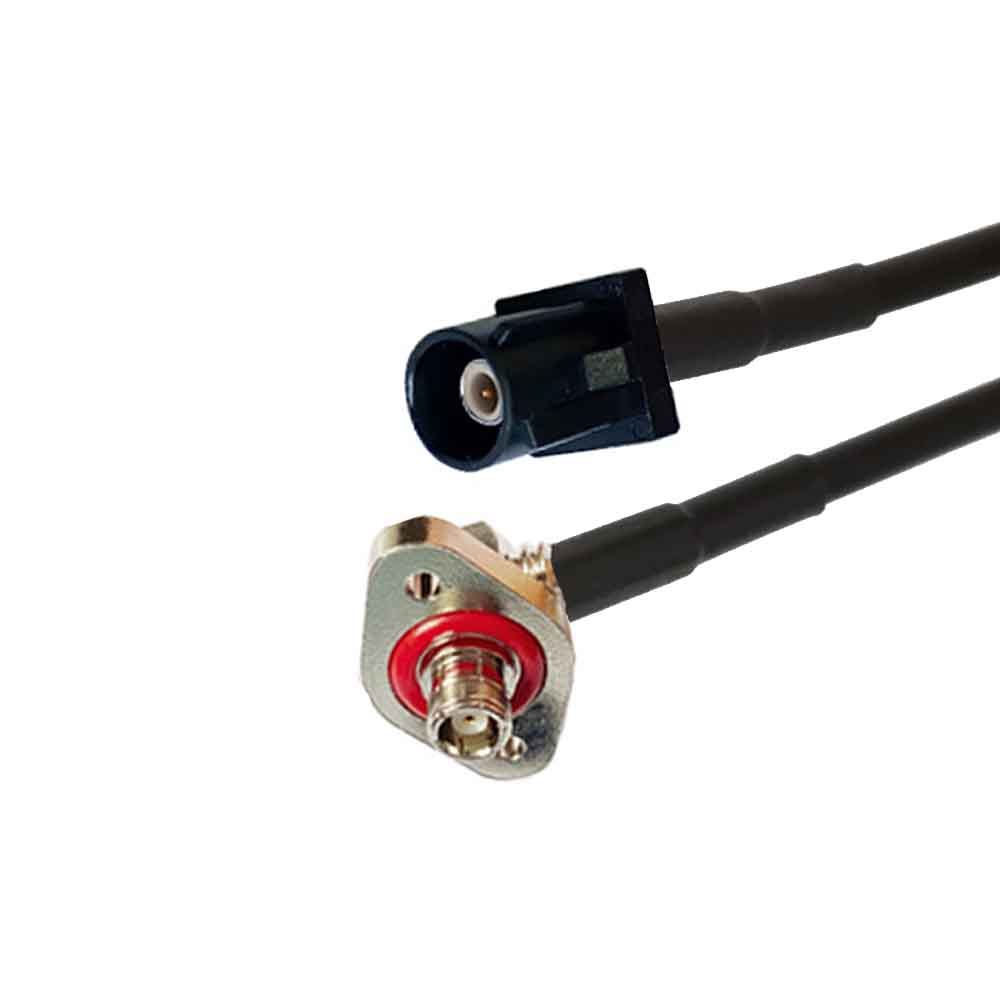 Versatile Fakra Male to SMB Female Right Angle Vehicle Cable Adapter – Customizable Connectivity for Your Automotive Needs