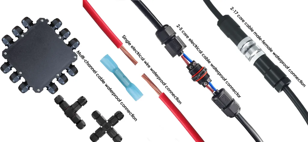 ¿Cómo impermeabilizar conexiones eléctricas con conector impermeable?