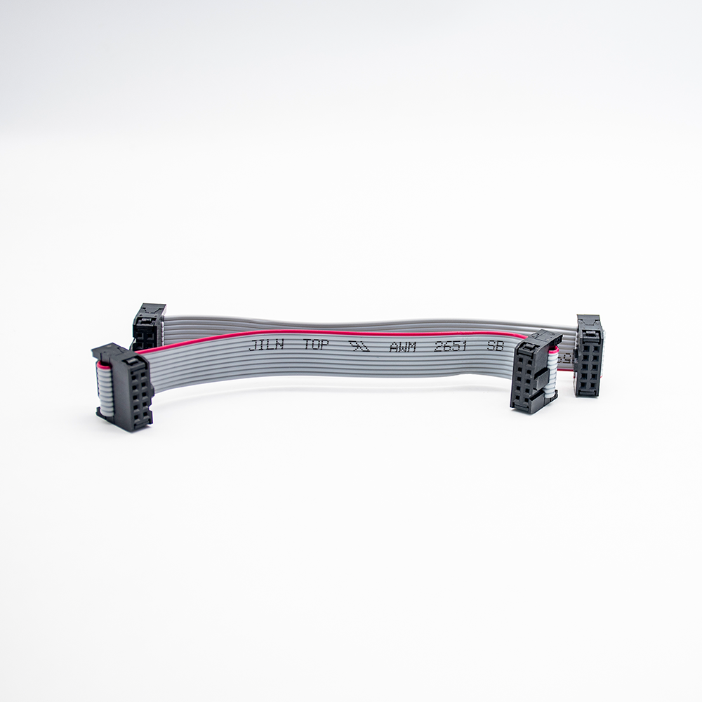 Elecbee 2.54mm间距,排线,2x5针,10针,10线,IDC扁平带状电缆,长度20cm连接器