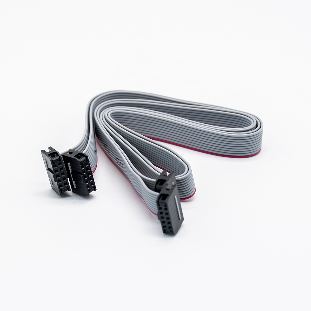 Elecbee 2mm间距,排线,2x5针,10针,10线,IDC扁平带状电缆,长度20CM连接器