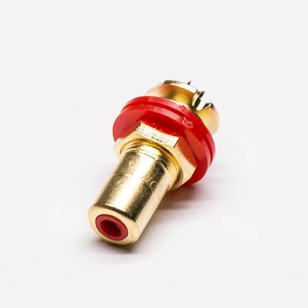 Elecbee RCA Connector Female Straight 180° Solder Type for Cable