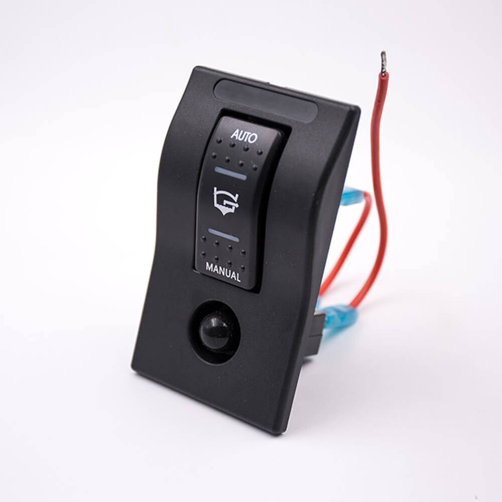 Elecbee Car Panel Switch Single Hole Panel Mount Wiring