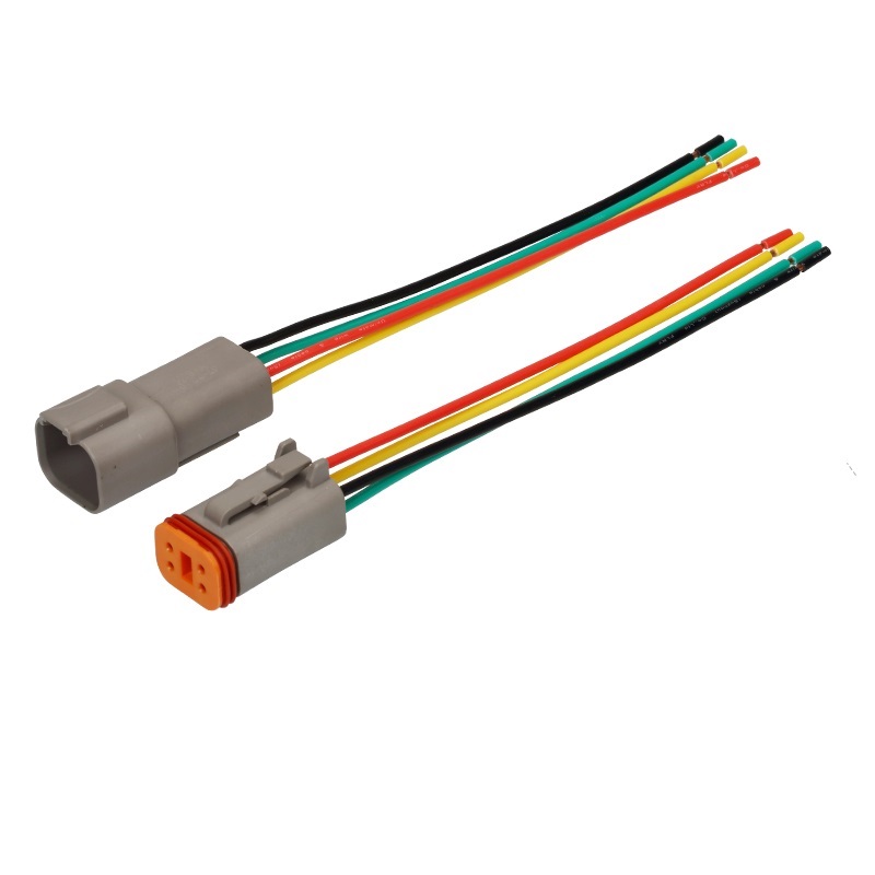 Elecbee 1 Set 4Pin Auto Waterproof Connector Automotive Sealed Electric Male And Female Plug 14cm