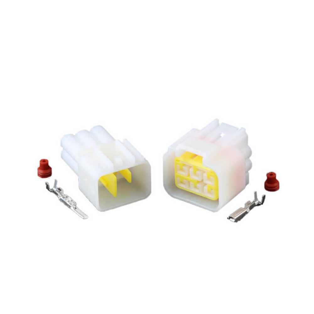 Elecbee 汽车防水连接器接插件 6芯公母一套 FW-C-6F/M-B