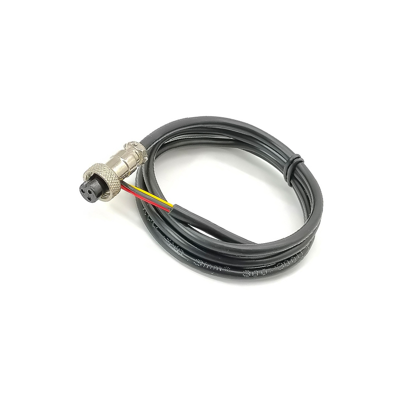 Elecbee GX12 Aviation Connector Butt-Joint Type 3pin  straight   Female with  1M Cable