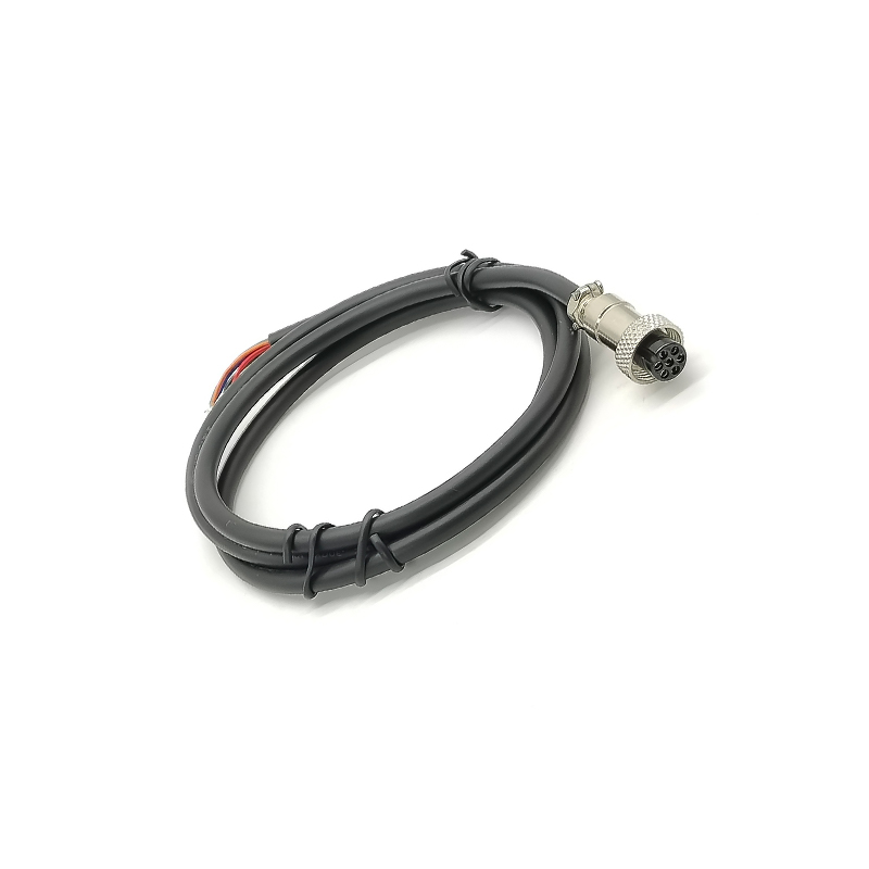 Elecbee GX12 Aviation Connector Butt-Joint Type 7pin  straight   Female with  1M Cable