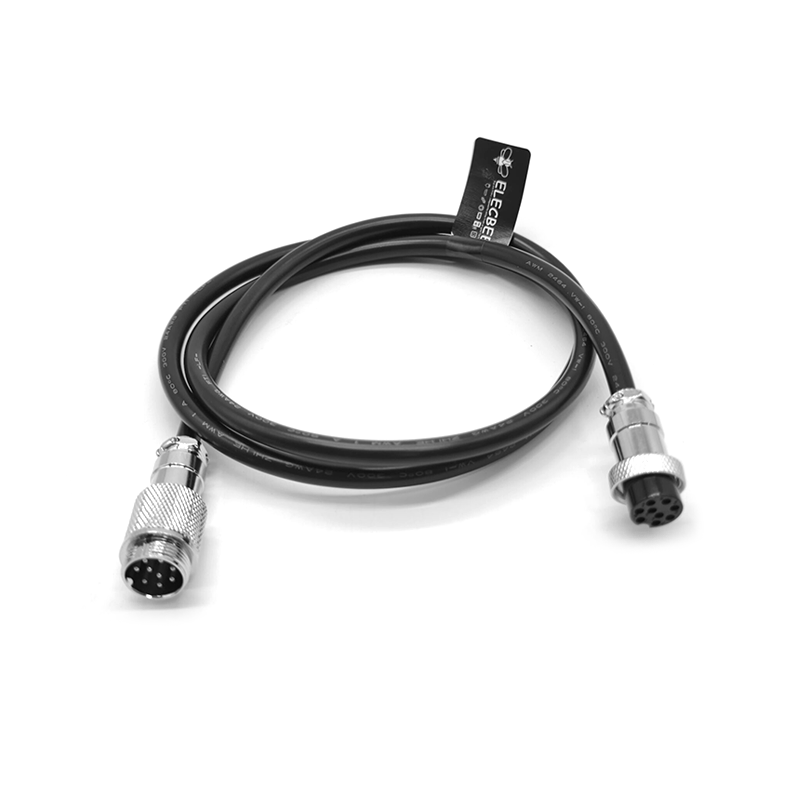 Elecbee GX16 Aviation Connector  9pin  straight   Male  to straight  Female  with  1M Cable