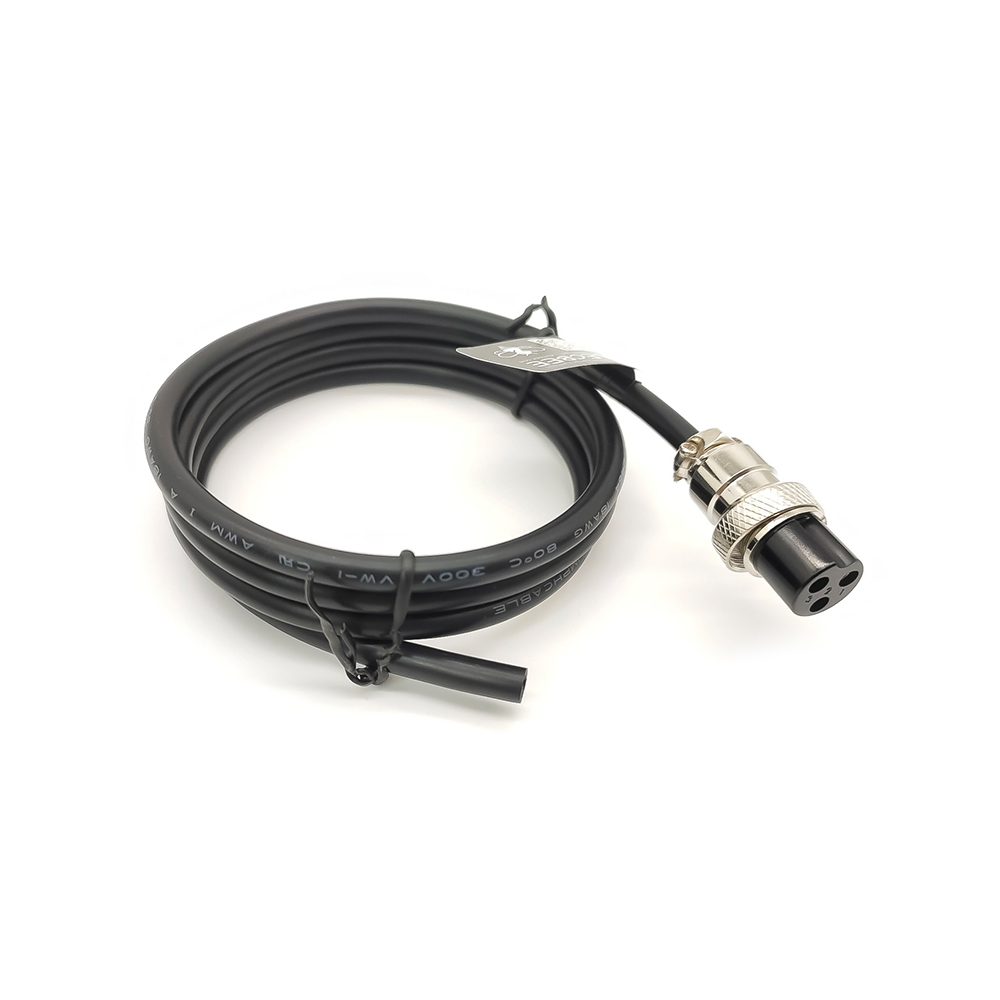 Elecbee GX16 Aviation Connector Butt-Joint Type 3pin  straight   Female with  1M Cable
