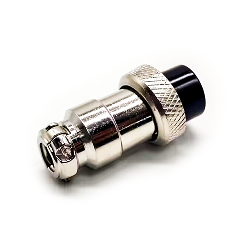 Elecbee GX16 Conector de aviación Enchufe hembra 4pin Conector de tipo soldadura recta