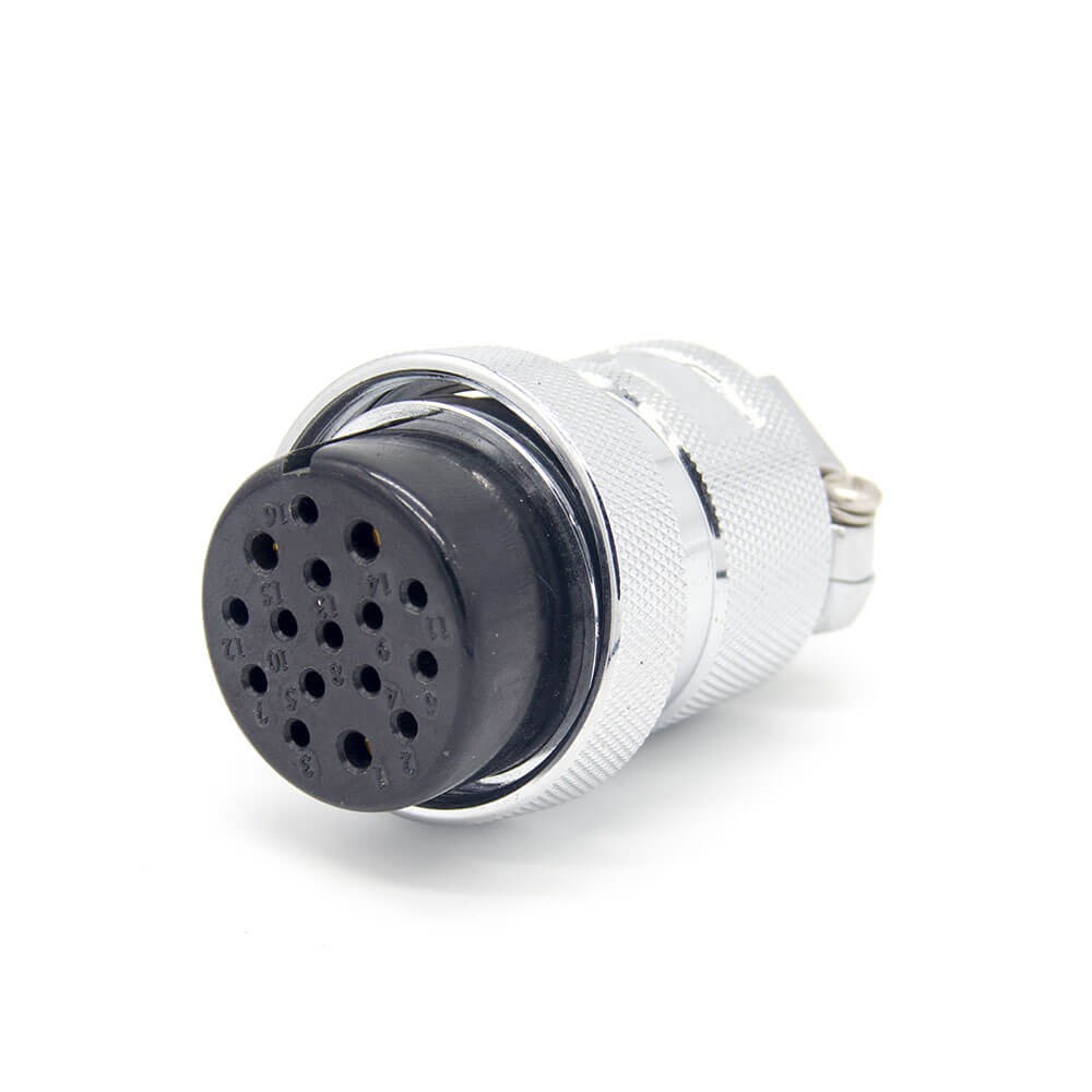 Elecbee GX40 Aviation  connector  female 16pin Straightcable line Solder Type  connector