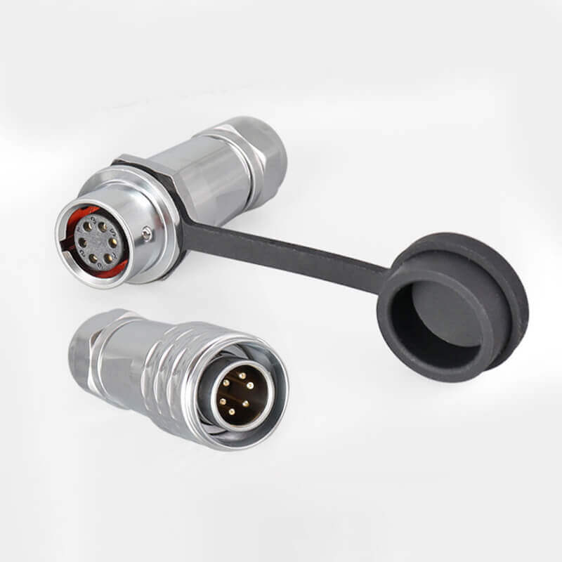 Elecbee Quick Push-Pull Metal SF12-6 Pin Male Female Docking Camera Cable Waterproof Industrial Circular Aviation