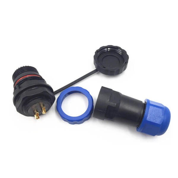 Elecbee SP29 Series Waterproof Aviation connector 10 pin Straight Solder Type Male Plug and Female Rear-nut mount Socket one pair