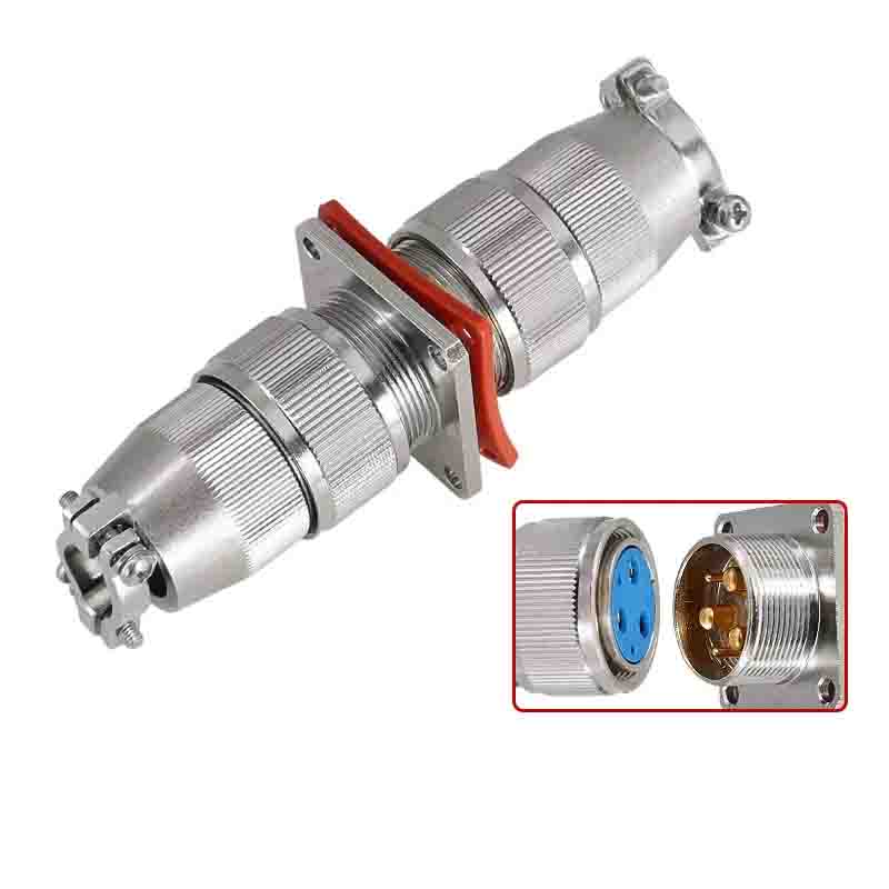 Elecbee Sealed Aviation Connector MX23 6 Core Whole Set Glass Sealed Male and Female Plugs for Vacuum Connection