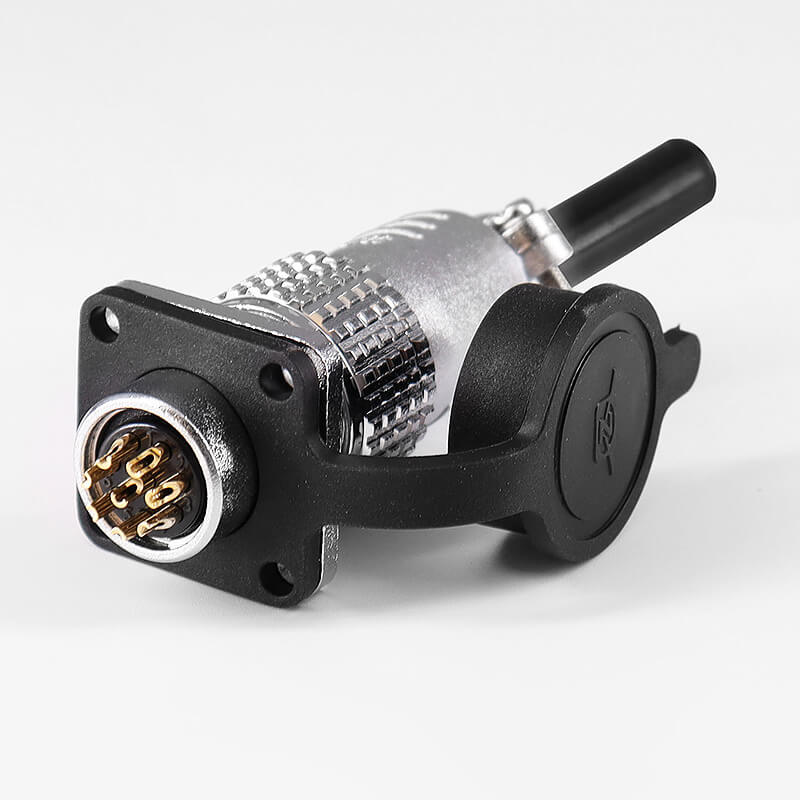 Elecbee Aviation Connector TP20 8 Pin Metal Panel Mount Male Female Socket Plug Wire Cable Connector