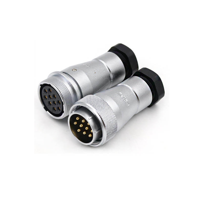 Elecbee 10pin Docking Male Plug and Female Socket WF28 series TA+ZA Aviation Waterproof Connector