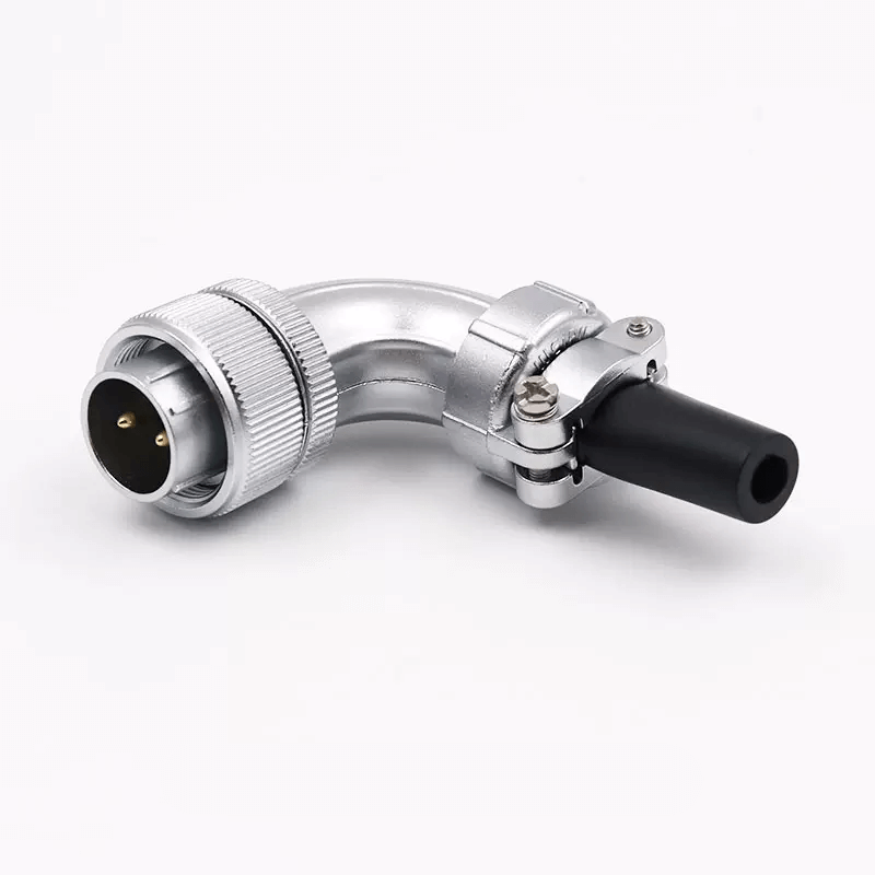 WS20 2PIN Metal Power Connector Electrical Waterproof Power Supply Male ...