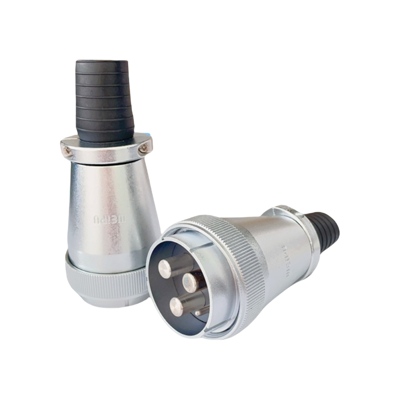 Elecbee PVCスリーブ付き金属航空コネクタWSシリーズプラグWS55K4TQストレート4pin雌プラグWS55K4TQ