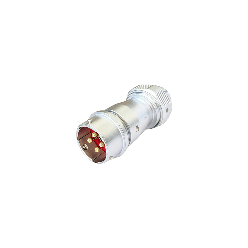 Elecbee Metal Aviation Connector WY Series In-line receptacle with mctal clamping-nut Straight 24pin Male Socket WY28J24ZEB