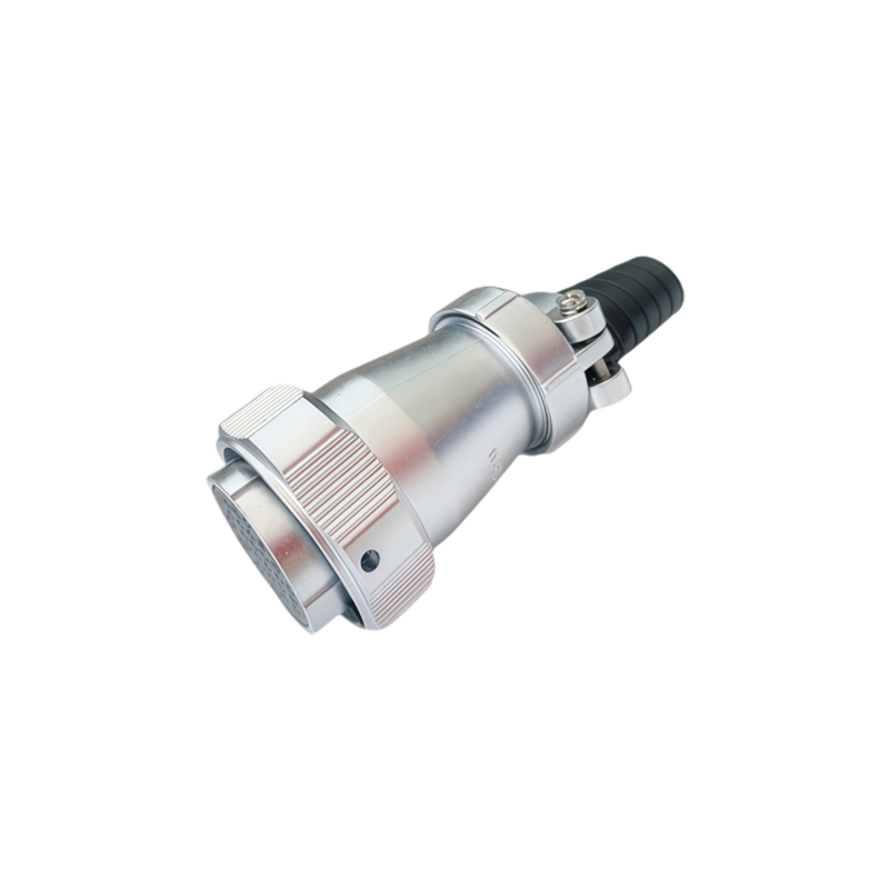 Elecbee Metal Aviation Connector WY Series Plug with mctal clamping-nut  Straight 40pin Female Plug WY55K40TI
