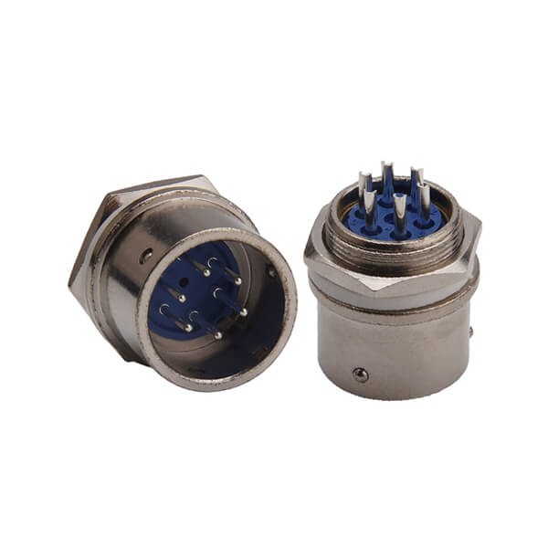 Elecbee 6Pin Push Pull Connector XS16 Male Panel Socket