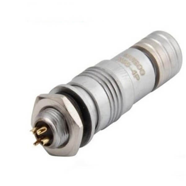 Elecbee XS6 4Pin Circular Connector Female Cable Plug and Male Panel Mount Socket