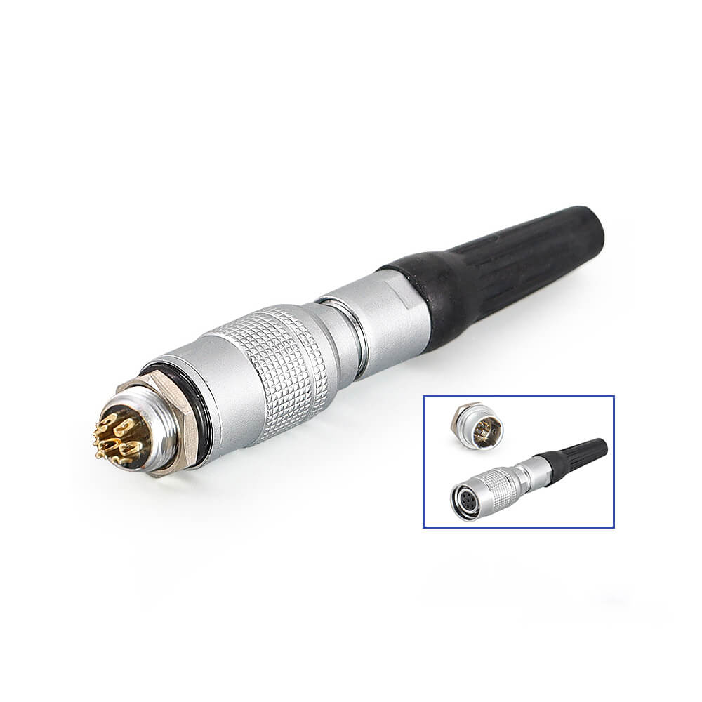 Elecbee YC8 Series Connector 7 Pin Avation Push-Pull Quick Lock Formal Mountfemale Plug Male Socket