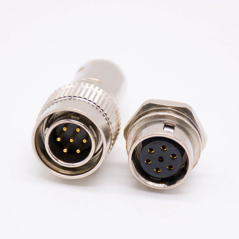 Elecbee HR10A Series Connector 7Pin Male Plug and Female Receptacle Push-Pull Connector with 7mm Shell