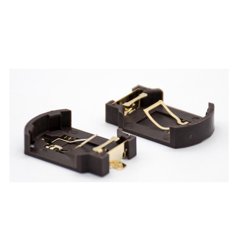 Elecbee CR2032 Porte-batterie à cellule de monnaie SMT Connecteur de batterie Plug-in Base de batterie 1pcs