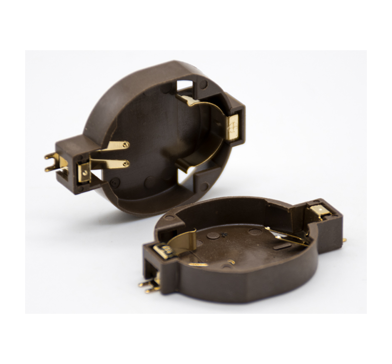 Elecbee CR2032 Porte-batterie à cellule de monnaie SMT Connecteur de batterie Plug-in Base de batterie 1pcs