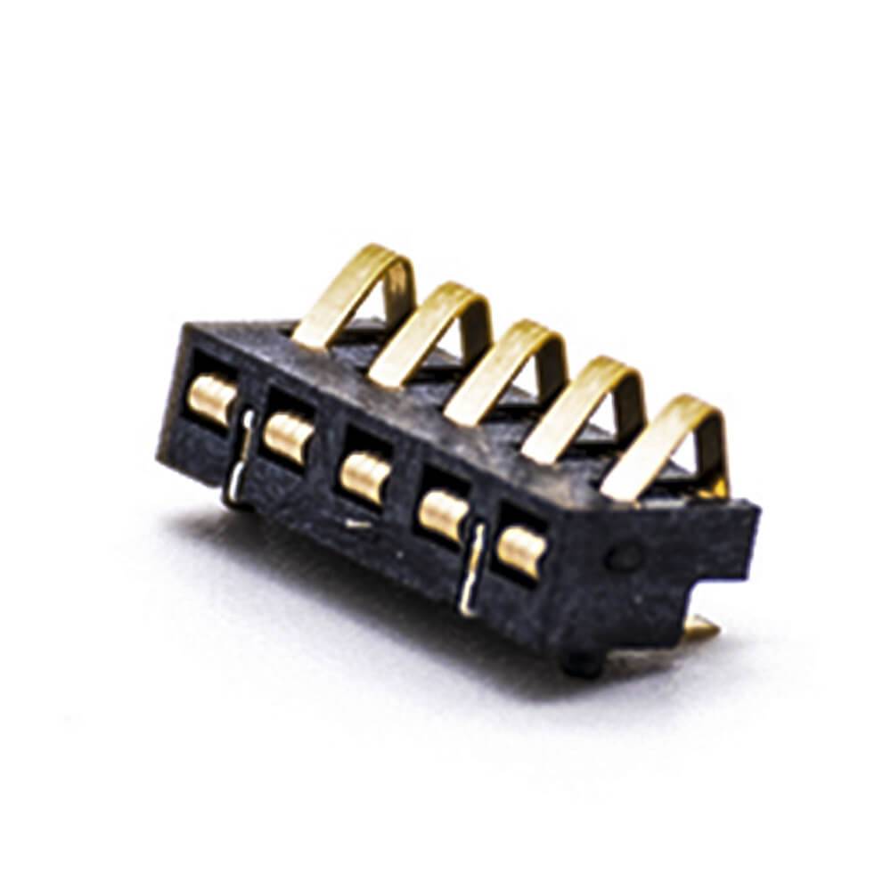 Elecbee 5 Pin Battery Connector 3.0H PCB Mount 2.5MM Pitch Horizontal Battery Connector