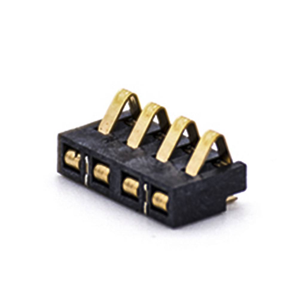 Elecbee Socket Battery Gold Plating 3.0H 4 Pin 2.5PH Mobile Phone Lithium Battery Connector