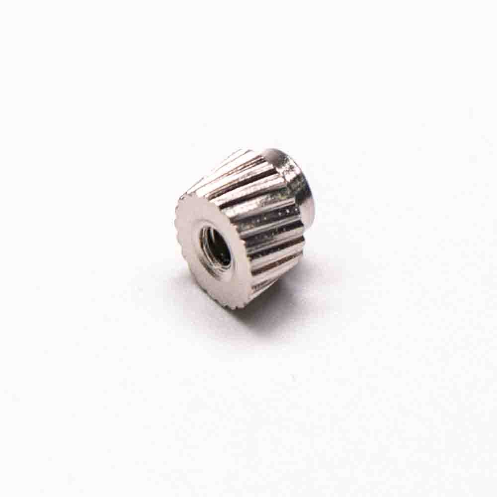 Elecbee Brass Hardware Nuts Nickel-plated Surface Twill