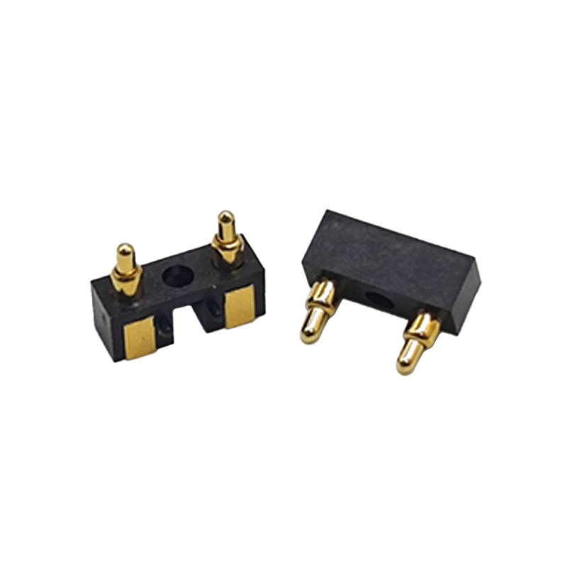 Elecbee Brass Pogo Pin Connector 2 Pin 5MM Pitch Solder Multi Pin Series Flat Type