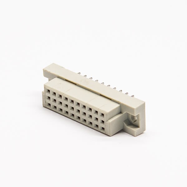 Elecbee Din 41612 Connector Female 30 PIN PH2.54（A+B+C）Straight European Socket Through Hole for PCB Mount