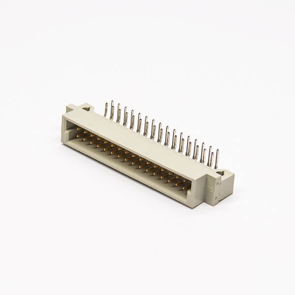 Elecbee Din 41612 Male 32 PIN PH2.54mm（A+B）Angled European Socket Through Hole for PCB Mount