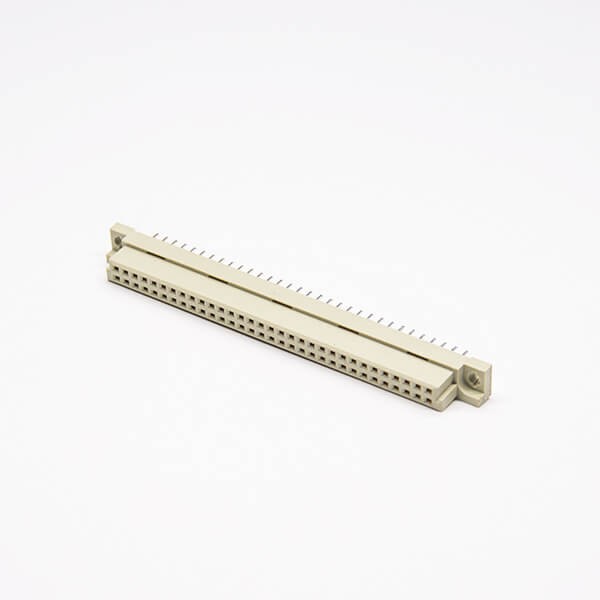 Elecbee Din Type Connectors 64 Pin Straight A+B Double Rows Pcb Mount Female Panel Receptacles