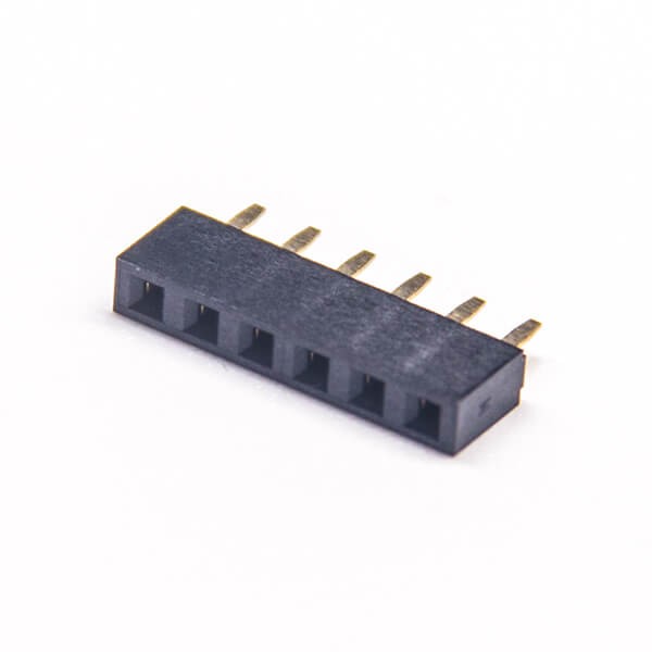 Elecbee 10pcs PCB Pin Encabezado femenino de una sola fila 2.54mm espaciado central