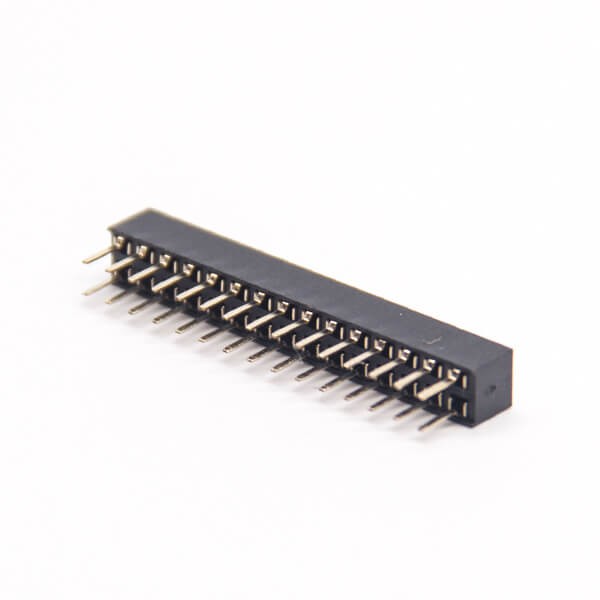 Elecbee 30 Pin Header Straight Female DIP Type Dual Row PCB Mount 2.54 Center Spacing