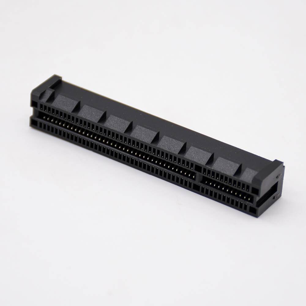 Elecbee 夹板式PCIE连接器98芯8X沉板式记忆卡槽连接器